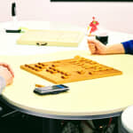 Much like playing catch, Shogi is played between two persons one after the other.